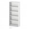 VBChome Bücherregal 80 x 180 x 30 cm Weiß Bücherregal mit 4 Fächern Standregal Büroregal Regal Mehrzweckschrank für Flur Schlafzimmer Wohnzimmer Kinderzimmer (Weiß, 80 cm)