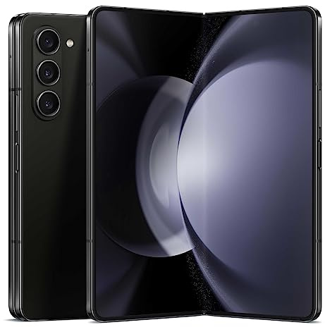 SAMSUNG Galaxy Z Fold5 AI Phone, 256GB Unlocked Android Smartphone, Big 7.6” Screen for Streaming, Gaming, Dual App View, One-Hand Control, Hands-Free Use, US Version, 2023, Phantom Black