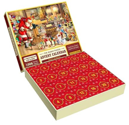 Adventskalender 2023 Puzzle 24 Boxen Puzzles 1008 Teile Puzzle für Teenager Familienspiel, Stil A