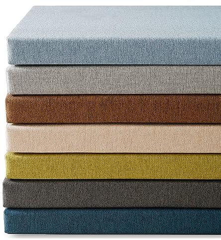 Waigg Kii Dicke Esszimmerbank Sitzkissen 2/3 Sitzer, Gartenbank Sitzkissen Pad Anti-Rutsch, große Bank Kissen Pad für Schaukel Terrasse nach Hause (140x45x5cm,Grau)
