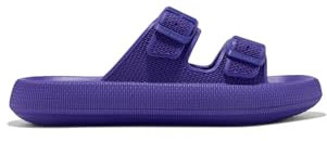 D.Franklin Sandalias Unisex Bloomer Bio Azul - Sandalias deportivas planas cómodas para verano - Talla (43) - Modelo bloomer