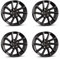 4x Borbet Felgen V 7x17 ET49 5x112 mistral anthracite glossy kompatibel mit VW Beetle Cross Touran e-Golf Golf Jetta Touran