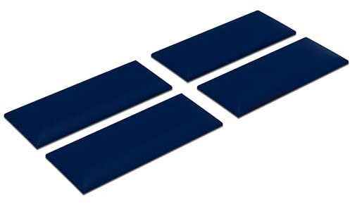 Mondo Viro Gepolsterte Wandpaneele Set Mamo Wall Schlafzimmer Verkleidung (Blau, 120cm)