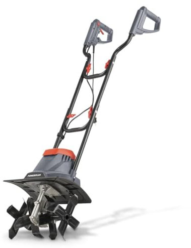 Powerplus Gartenfräse elektrisch POWEG70100 Elektro Gartenhacke als Vertikutierer und Bodenhacke für Ihren Garten - 1200W - Arbeitsbreite 360mm - Arbeitstiefe max. 220mm - Inkl. 4 Messer
