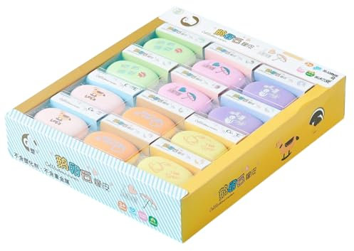 4pc Creative Cute Pebble Shaped Eraser Pebble Series Eraser-HR-01417-4 Colors Randomly Selected