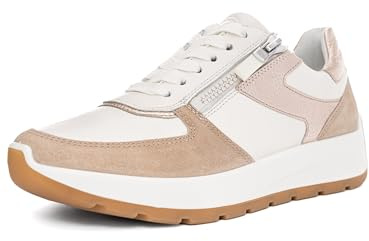 ARA Damen Sneaker New York Sand, Cream Gr. 42