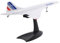 Liseng 1/200 Concorde Supersonico Aereo Passeggeri Air France Model per Casa Ufficio Libreria Collezione Decorazione