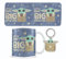 Star Wars Mug and Keyring Set (Grogu Design), Baby Yoda Coffee Mug 11oz and Keyring Star Wars Gifts - Official Merchandise