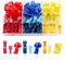YIXISI 75 PCS Scotch Lock Quick Splice Electrical Wire Connectors, T-Tap Electrical Connectors, Branch Connectors, Insulated Self-Stripping Connector Set, Red, Blue, Yellow