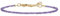 COAI Frauen Edelsteinarmband aus 2mm facettiertem Amethyst Glücksarmband Perlenarmbänder für Damen