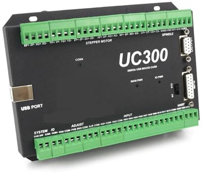 CNC-Controller UC300 NVUM Upgrade 3/4/5/6 Achsen Bewegungssteuerungskarte für CNC-Fräsmaschine (6 Achsen)