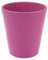 Vaso Orchidea in Ceramica Liscia o damascato | VARI COLORI | misura 14x13 cm idea regalo (Fucsia Liscio)