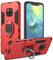 Cover per Huawei Mate 20 Pro, Custodia per Tutto il Corpo, Copertura Antiurto con 360°Magnetica Anello, Protettiva Rigida con Fotocamera Protettivo (Rosso)