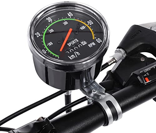 Fahrradcomputer Mechanischer Fahrradcomputer Fahrrad-Geschwindigkeitsmesser Kilometerzähler Radsport Stoppuhr für Outdoor & Indoor Tracking