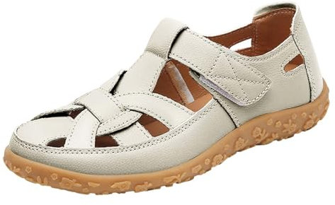 Sandali Chiusi Davanti Donna Estive Eleganti con Zeppa Leggere Comodi Sandali Ortopedici Chiuse Moda Sandalo con Strappo Bassi Antiscivolo Morbido Scarpe da Camminata Sandalo Sportivo Trekking 2025