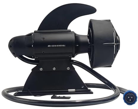 SUP Propeller, Underwater Trolling Motor for Paddle Board and Fishing Kayaks, Electric Fin for Bellyboat Fishing Boat, 28 Lbs 600W Thrust (600W)