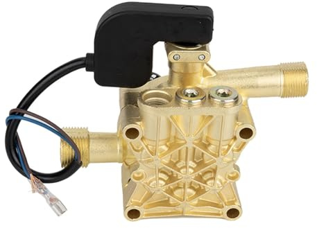 Pompa dell'Acqua Ad Alta Pressione 220V, Idropulitrice, Macchina per La Pulizia, Testa della Pompa, Ricambio, Facile Installazione, Ingresso 25 Mm
