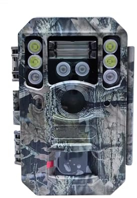Wildkamera 56MP mit 4K HD Video–Fotofalle mit Tri-Flash-System (940nm No-Glow IR+Weiß-LED+Xenon-Blitz), 0.1s ultraschnelle Auslösung,30m Reichweite,IP68 wasserdicht für Jagd&Profi-Wildtierbeobachtung