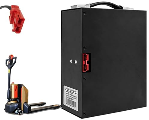HJGHY 48v,30Ah, Batteries Lithium 48 V 10 Ah 15 Ah 20 Ah 30 Ah pour Chariots élévateurs, compatibles avec Les Moteurs de transpalettes électriques de 0 à 1500 W, avec Chargeur.