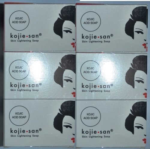 KOJIE SAN SKIN LIGHTENING KOJIC ACID SOAP, (6x100 GRAMS)) by BEVI by BEVI