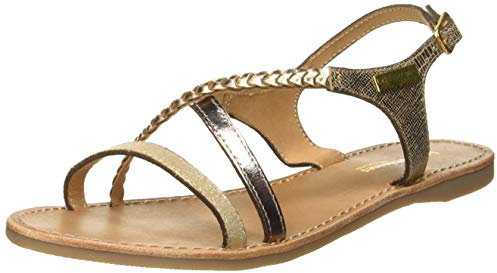Les Tropeziennes Femme Hanano Flats-sandals, Or Or Multi 657, 38 EU