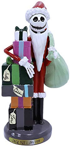 Kurt S. Adler Kurt Adler Jack Skellington Nussknacker, Mehrfarbig, 15,2 cm