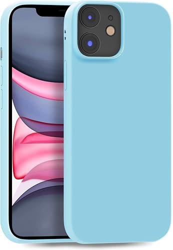 MyGadget Hülle kompatibel mit iPhone 11 - robuste Handyhülle TPU Case Slim Silikonhülle - Back Cover Kratzfest Schutzhülle matt Türkis