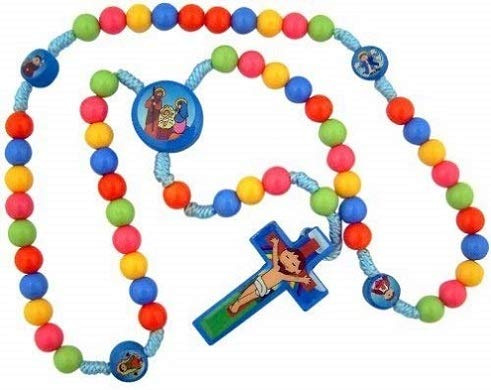 Rosary Beads Multi Coloured Rosary Beads.Rope Multi Coloured Rosary.