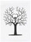 Fdit Magnifique arbre d'empreintes digitales DIY Guest Signature Sign-In Book Canvas Thumbprint Painting Guest Signature Poster Oeuvre unique pour les anniversaires de mariages
