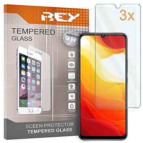3X Protector de Pantalla para XIAOMI Mi 10 Lite 5G - Mi10 Lite - Mi 11i - REDMI K40 Pro - REDMI K40 Pro+, Cristal Vidrio Templado Premium