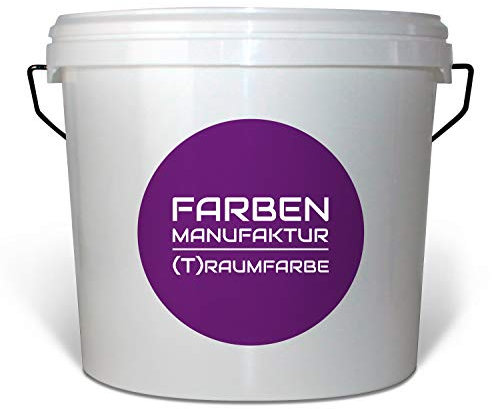Farben Manufaktur (T) raumfarbe Innenwandfarbe hochdeckend - hochwertige, bunte, feine und edelmatte Wandfarbe Innen (5L, fresh berry)