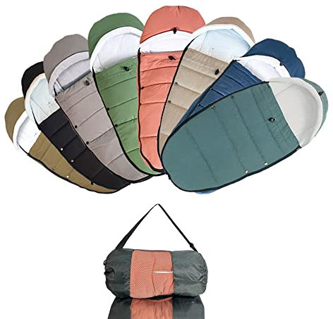 Brogtorl Chancelière Universelle pour Poussette - Compatible avec Babyzen YOYO/YOYO2, Stokke YOYO3 et Bugaboo, Tissu Anti-Vent et Isolant, Nettoyage Facile (Gingembre)