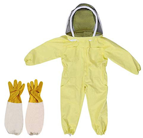 RXYNLL Imkeranzug Bienen-Overall Professioneller Imkeranzug Imkeranzug Kinder Eltern-Kind-Imker-Outfit - Imkerbedarf Imkerhandschuhe…
