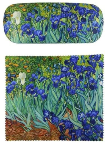 Vincent Van Gogh Malerei-Kunst, hochwertiges Brillenetui mit passendem Mikrofaser-Reinigungstuch
