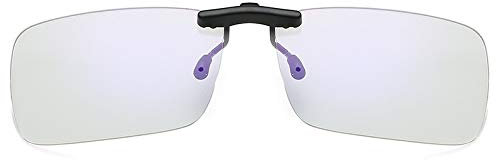 Clip Blaulichtfilter Schutz, gelb/klar Anti-Blaulicht-Brille PC Mobile TV Gaming Brille, Anti-Ermüdungsbrille auf PC-Bildschirmen