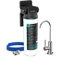 Frizzlife SW10F filtro per acqua sotto il lavello con rubinetto in nichel spazzolato, certificato NSF/ANSI 53&42, riduce al 99,99% piombo, cloro, cattivo gusto e odore, 8K galloni, 0,5 micron.