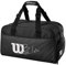 Wilson Kleine Padel-Tasche Bela, Duffle Bag, Für bis zu 2 Schläger, Schwarz