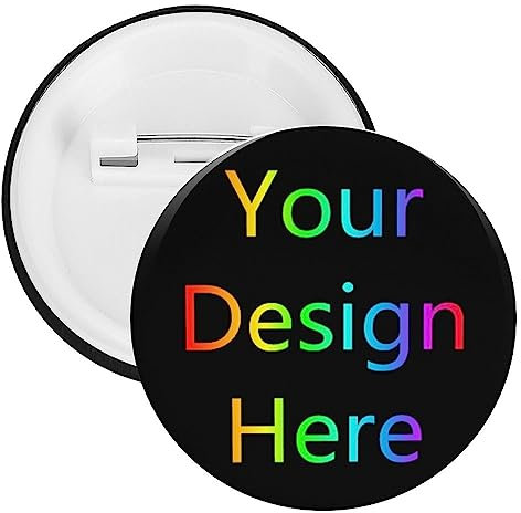 Badges ronds amusants personnalisés, épingles à boutons, broches pour hommes, broches pour amis, femmes, hommes, fournitures de fête, équipes d'entreprises (1 à 200 pièces)