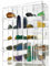 Acryl-Vitrine, verstellbar, transparent, mit Regalen, Aufbewahrungs-Organizer für Mini-Pop-Figuren, Sammlerstücke, Mineralkristall, Steine, Wandmontage, mit Spiegel und Deckel