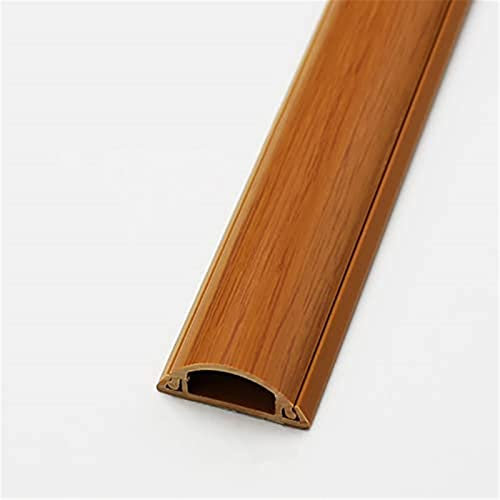 LuminescentDream Passe Câble Sol en Demi-Cercle,Protection Cable au Sol,Couvre-Câble de Sol Auto-Adhésif,Parfait pour Le Bureau,la Maison,Atelier,Entrepôt,Le Concert,Longueur 1 m
