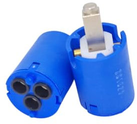 Schläfer 480069 | Cartucho grifo mezclador Ø 28 mm, cartucho de repuesto universal Kerox K-28 de cerámica, para grifos mezcladores monomando de cocina, baño, ducha y bañera