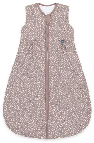 emma & noah Baby Schlafsack 1.0 TOG, Ganzjahres Schlafsack für den Frühling, Sommer und Herbst, 100% Bio-Baumwolle, OEKO-TEX Zertifiziert, Strampelsack für Neugeborene (Blume Berry, 100 cm)