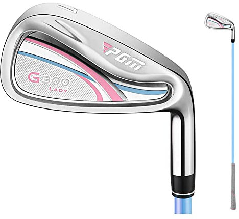 Golfschlägereisen Damen #7 Golfeisen mit Stahl- oder Carbonschaft für Lady-Golfschläger (blau mit Carbonschaft)