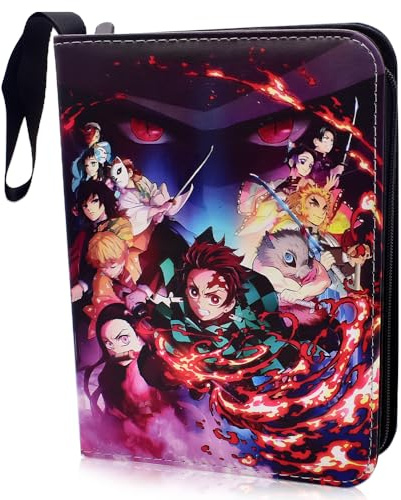 Trading Card Albums, Trading Card Binder Card Collection Binder Trading Card Album Compatible Pocket Zipper Trading Card Book for Game Card Collection