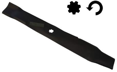 Cuchillo de 54 cm compatible con tractor cortacésped John Deere – rotación en sentido antihorario