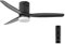 NORHES Kent Ventilador Techo Negro/Madera Negro. 3 Aspas Ø132cm. Luz Led 20W Neutra/Cálida/Extra Cálida. Motor DC. Verano/Invierno. 6 Velocidades. Control Remoto Temporizador. Silencioso. Brisa
