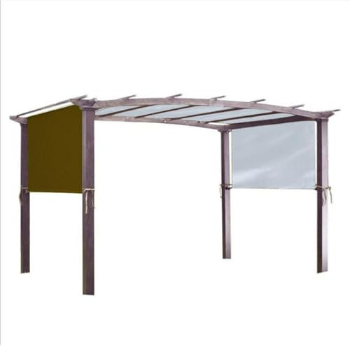VINCINEY Toile pour Tonnelle Pergola Universelle de Remplacement, auvent d'extérieur, Couverture d'ombrage for Jardin, Porche, Cour, Barbecue, Plage, gazébo, Treillis de Raisin, Pergola(Coffee)