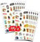 Star Wars Partyzubehör für Jungen und Mädchen, 12 Stück Star Wars Stickerbögen für Kindergeburtstag, Partytüten | Star Wars Partyzubehör