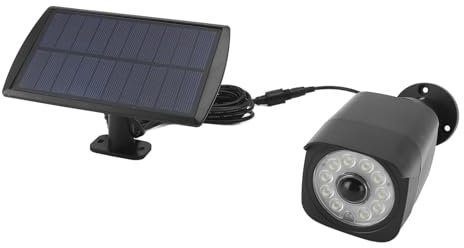 Gefälschte Überwachungskamera, Gefälschte Überwachungskameras mit Hoher Helligkeit, IP65-Solarlicht-Bewegungssensor-Dummy-Kameras für den Außenbereich für das Home Office