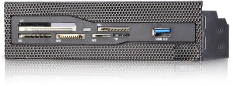 Frontpanel USB 3.0 Kartenleser Schnelle Geschwindigkeit Internes Design für PC-Gehäuse für kleine Speicherkarten